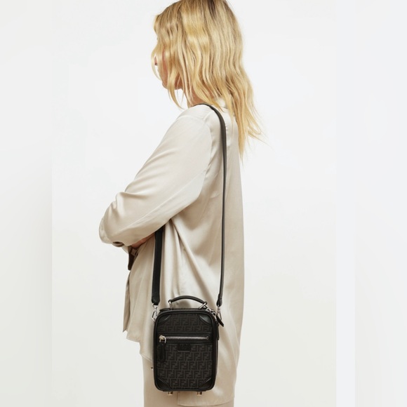 Fendi Black Monogram Mini Travel Bag NWT - Picture 2 of 8